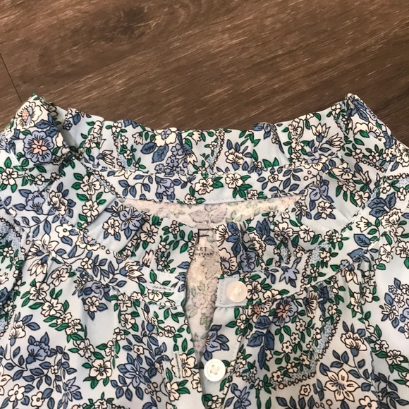 Loft Outlet Blue Ruffle Blouse - Picture 7 of 7